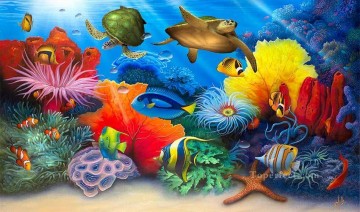  reef kunst - Turtle Reef Wasserwelt